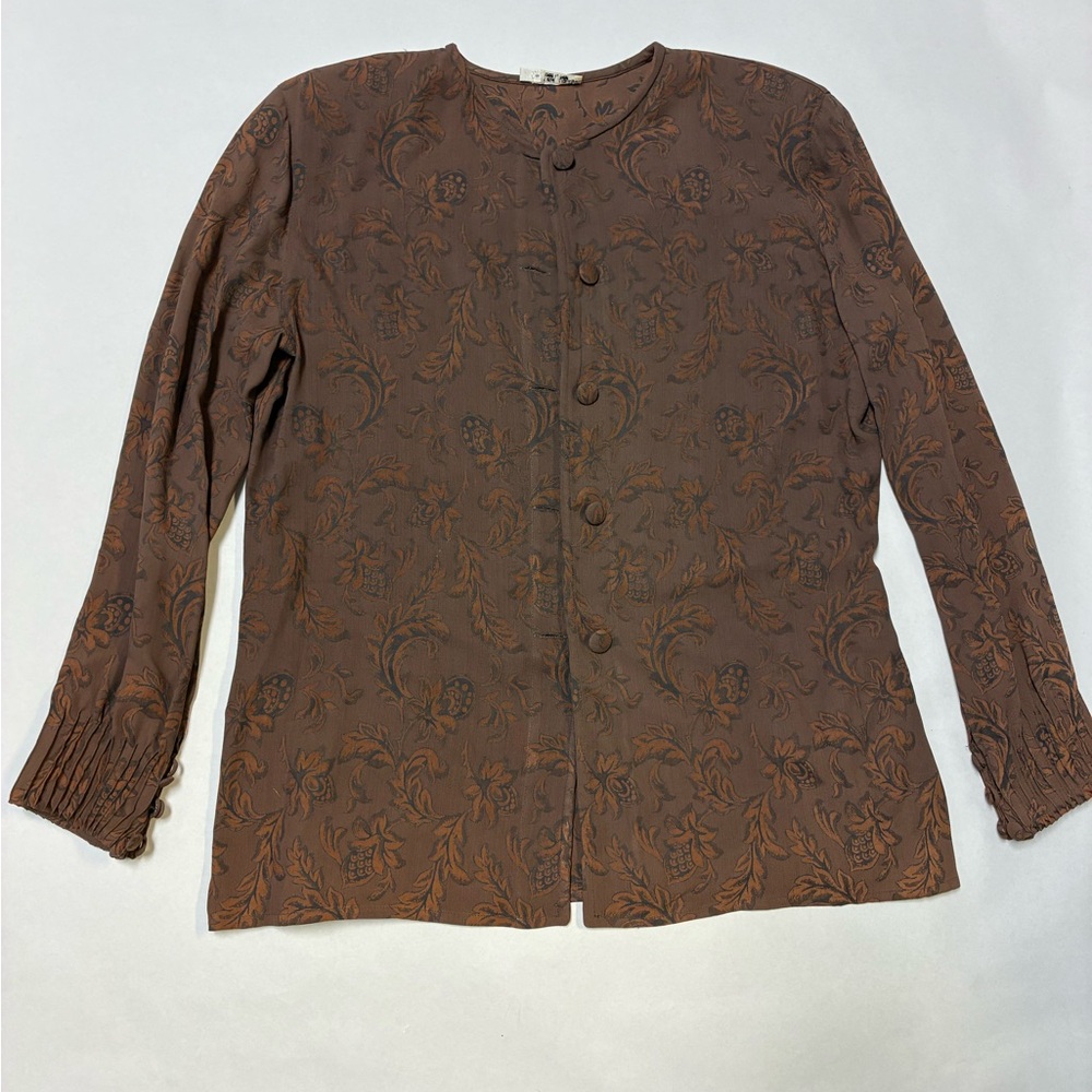 Giorgio Armani floral button up